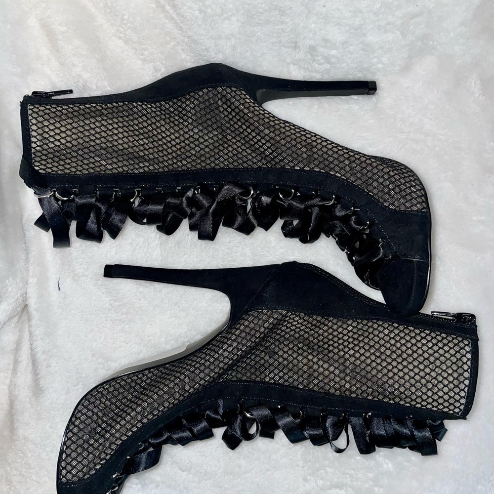 Steve Madden Fuego-Mesh Bootie Size 7 Mesh With B… - image 6